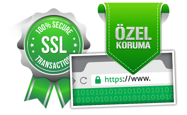 + Ücretsiz SSL Sertifikası